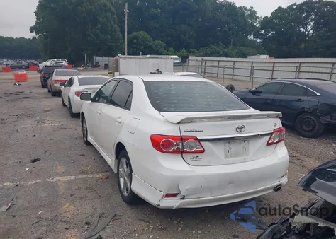 2011 Toyota Corolla S from USA, damaged, VIN 2T1BU4EE4BC634347